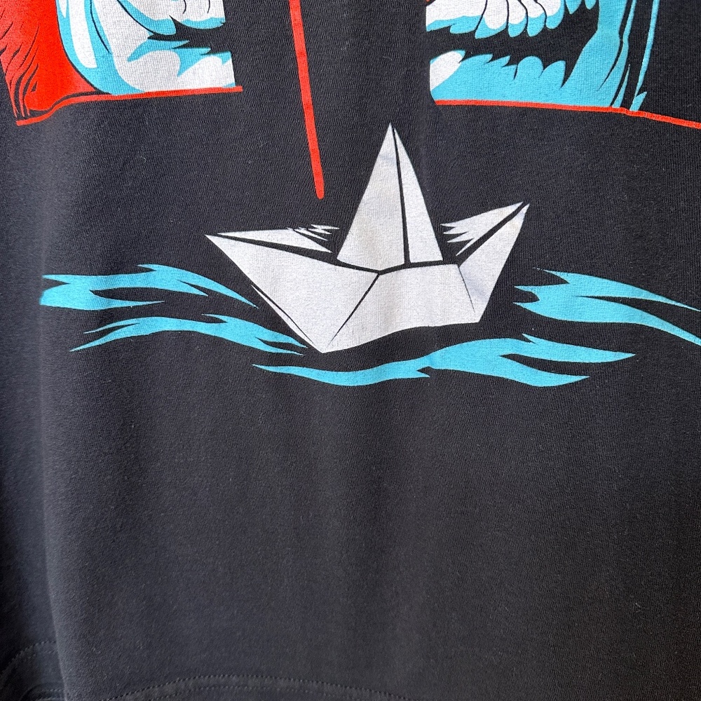 IT The Movie Two Faces Pennywise Graphic Logo Crewneck Short Sleeve Horror Tee - Picture 8 of 9